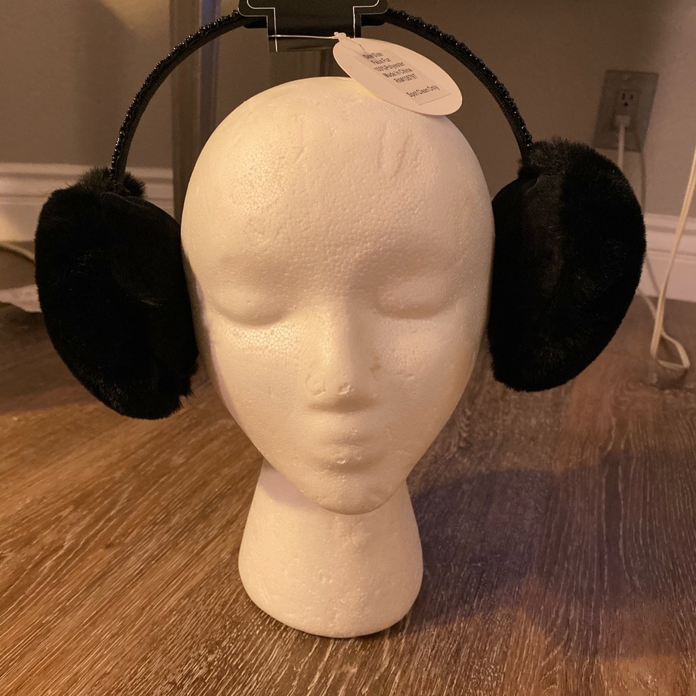 Faux fur headband ear muff